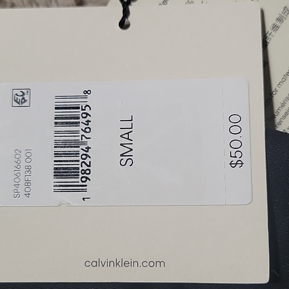 Calvin Klein Black Sports Bra Sz Small - Picture 3 of 6